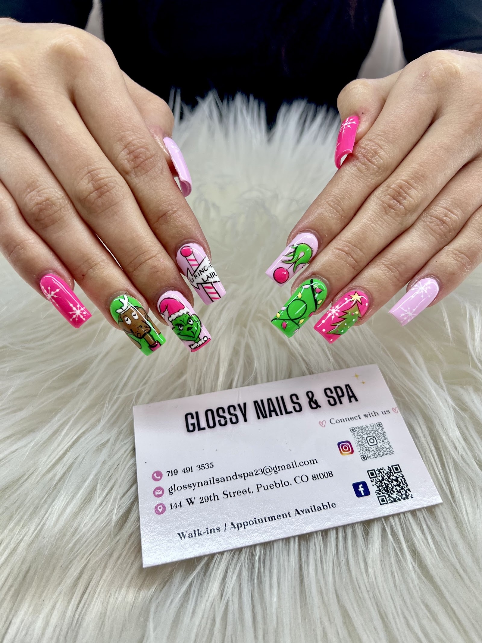 GLOSSY NAILS SPA PUEBLO nail work in Pueblo, Colorado